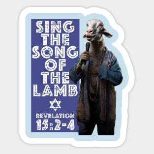 The Song Of The Lamb Sticker